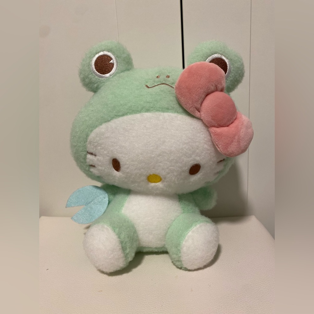 Sanrio Hello Kitty Frog Plush Toy -NWT